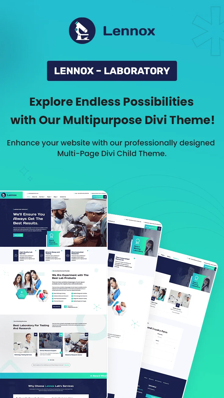 Lennox-Laboratory-Divi-Child-Theme.webp