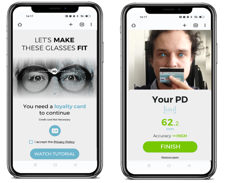 2 mock ups PD Measurement on Mobile.webp